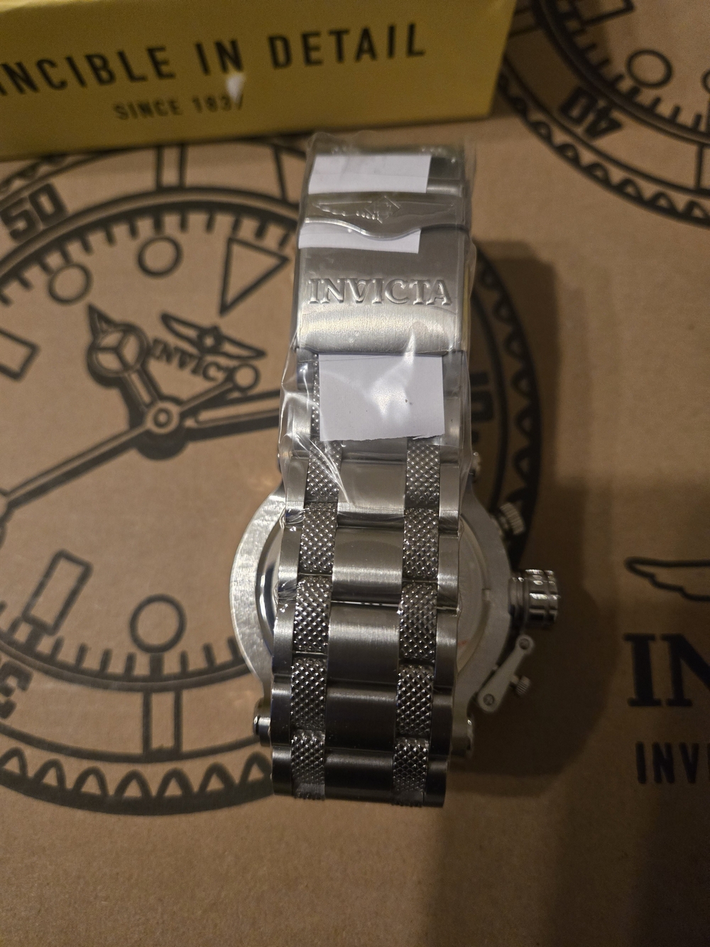 Invicta Coalition Night Hawk Green Dial Stainless Steel Watch - Bold Chronograph - Picture 4 of 5
